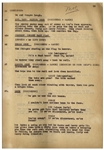 Moe Howard's Signed 32pp. Script Dated May 1942 for The 1943 Three Stooges Film ''Back From the Front'', With Working Title ''A Sailor's Mess'' -- Signed by Moe on Cover -- Very Good Condition